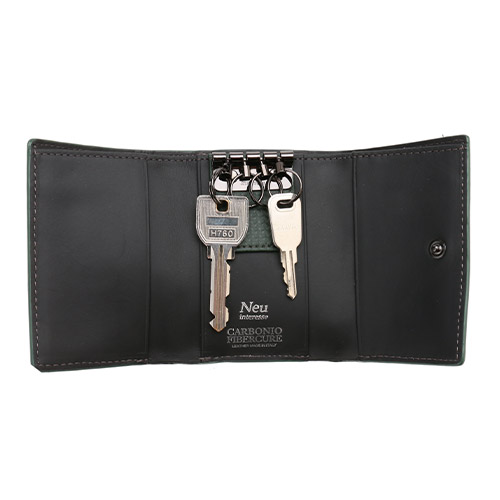 ＜ノイインテレッセ＞ナハト　3つ折り財布（キーケース対応）