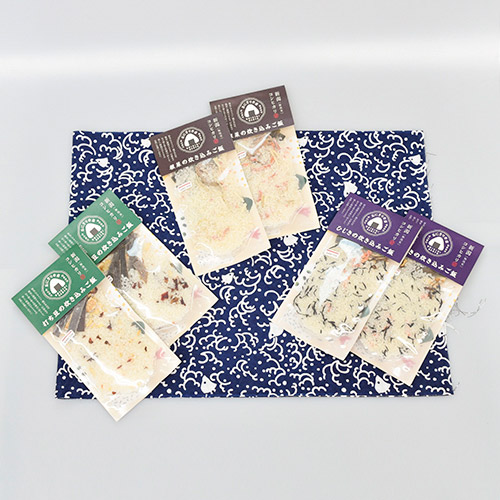 セキカワの新潟産コシヒカリの炊き込みご飯セット※　【注染手ぬぐい付】