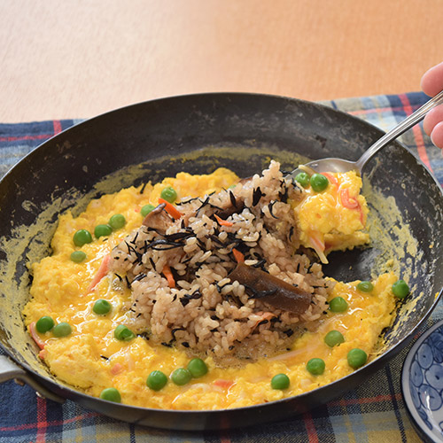 セキカワの新潟産コシヒカリの炊き込みご飯セット※　【注染手ぬぐい付】