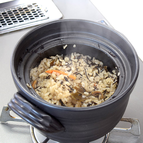 セキカワの新潟産コシヒカリの炊き込みご飯セット※　【注染手ぬぐい付】