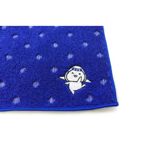 そらっち刺繍入りハンドタオルセット（青・白）