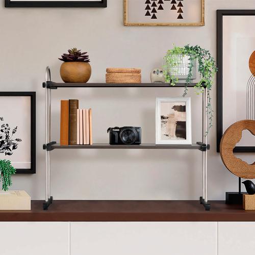 ＜TAKUBO＞モクメタル置き棚2段幅55cm