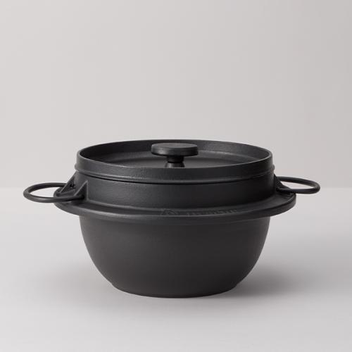 【日用雑貨】＜岩鋳＞南部鉄器　ごはん鍋　3合炊