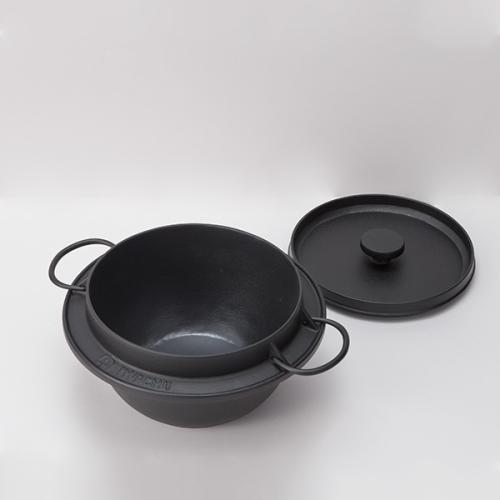 【日用雑貨】＜岩鋳＞南部鉄器　ごはん鍋　3合炊