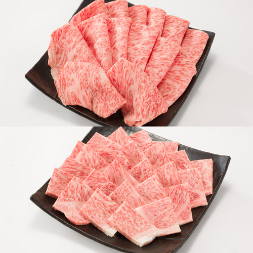 ★牛肉の王様★【A5】宮崎牛サーロイン焼肉 × スライスギフト 1kg