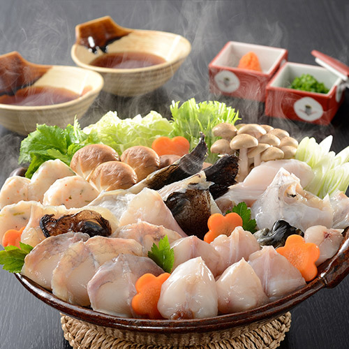 ＜関とら本店＞ふくとあんこうのちり鍋詰合せ3～4人前