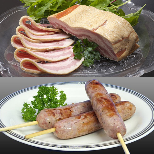 <飛騨高原ハム>オリジナルギフト（ロースハム・ベーコン・粗挽きフランクフルト）