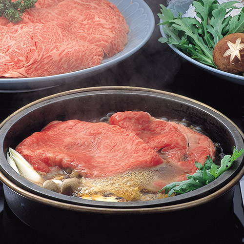 ★創業100余年の老舗★＜米沢牛 黄木＞米沢牛ロースすき焼 ロース450g