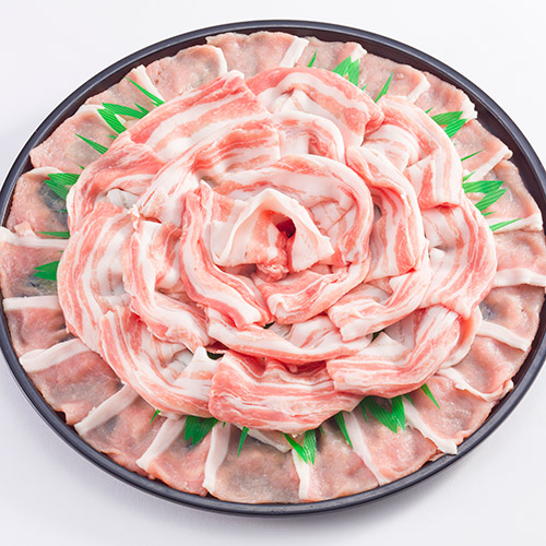 ＜Ｍの国黒豚＞黒豚しゃぶセット（ロース・バラ）各300ｇ