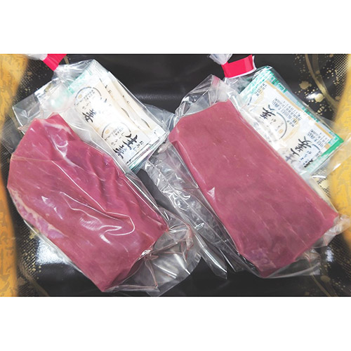 都城産馬刺し　（赤身ブロック150ｇＸ2）