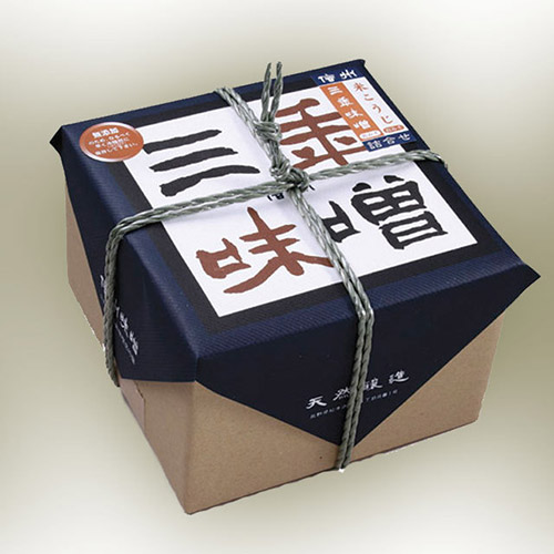 ＜石井味噌＞プレミアム三年熟成味噌と三年蔵赤味噌・白味噌樽詰合せ