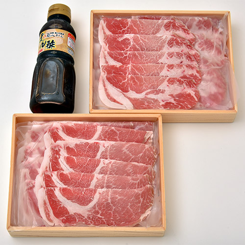 ＜北海道＞フルーツポーク豚しゃぶ（ポン酢付き）