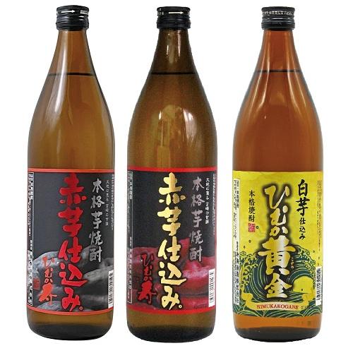 ＜寿海酒造＞本格芋焼酎3本セット【宮崎県】