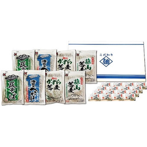 【旅蕎麦】蕎麦遍路シリーズ 遍路そばギフト（中）