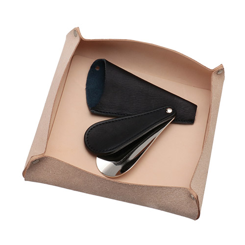 ＜ANA FINDS＞長沢ベルト工業 葛飾レザー 伸縮ベルト＆シューホーン セット