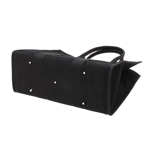 ＜sasicco＞スクエアトートL 黒