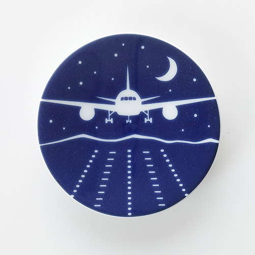 ＜ANAオリジナル＞かまわぬ　for ANA 豆皿（2枚セット・出航＆帰航）