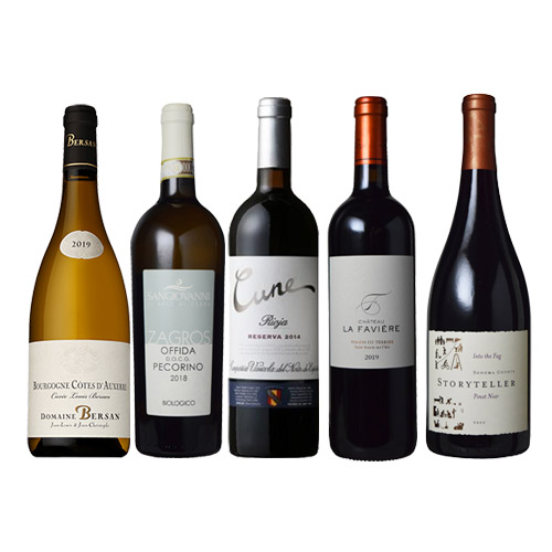 【送料当社負担】＜A-styleソムリエ厳選＞新樽を使った赤白5本セット