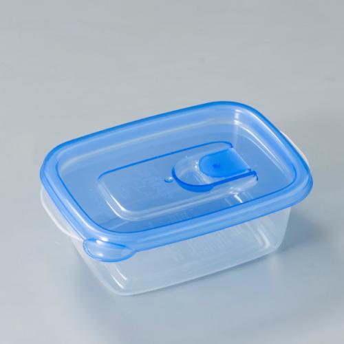 【日用雑貨】フラップ付カラフル保存容器 10個組