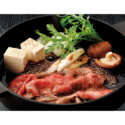 ★名高い和牛産地の黒毛和牛★＜肉処大和＞鹿児島黒牛 すき焼き 500g