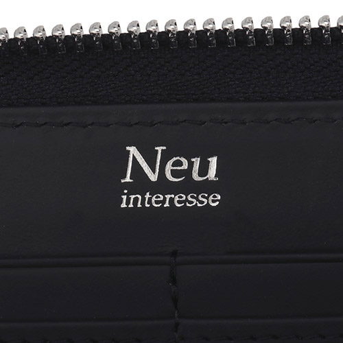＜ノイインテレッセ＞イクス　ファスナー長財布ハニーセル
