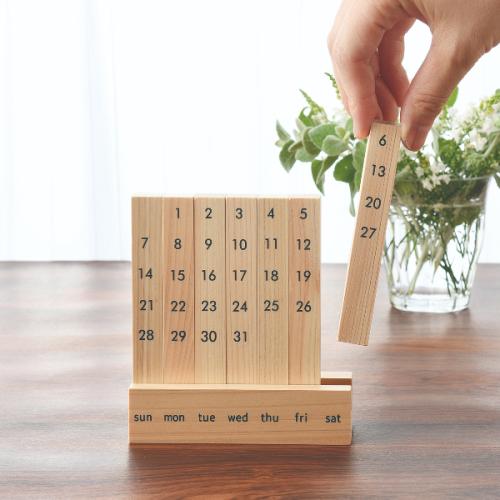 【日用雑貨】ひのき万年カレンダー