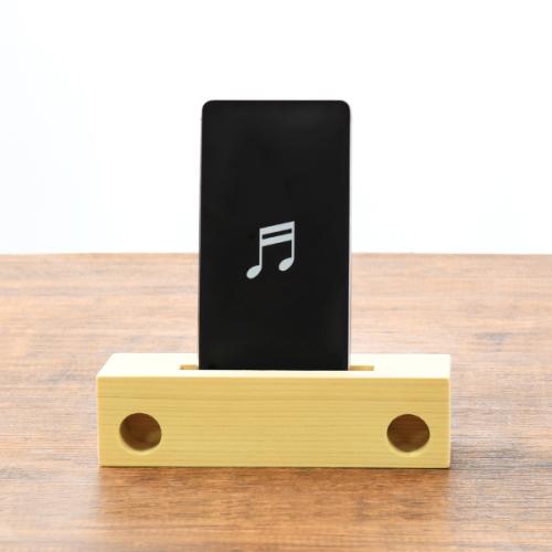 【日用雑貨】ひのきスマホスピーカー