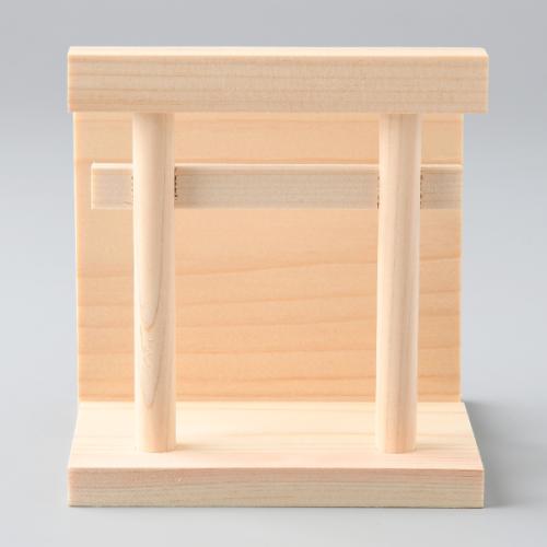 【日用雑貨】ひのき鳥居型お札立て