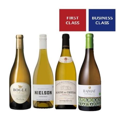 【送料当社負担】歴代機内採用シャルドネを使った白ワイン4本セット