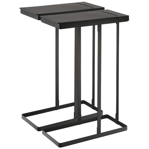 ＜山崎実業＞スリム蓋付き分別ゴミ袋ホルダー　タワー　45L　2個組