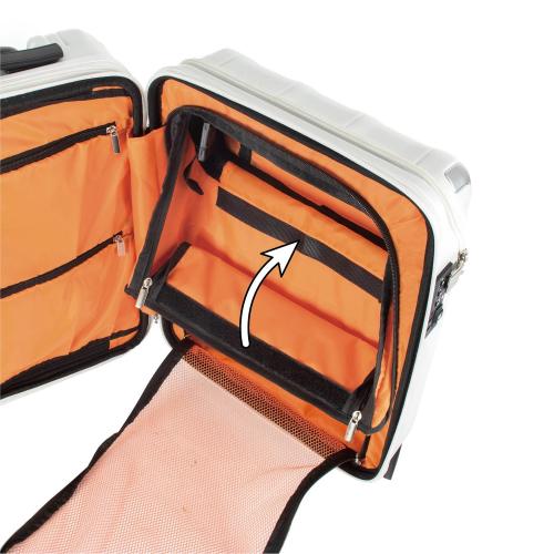 ＜TRAVELIST＞レスト　ブレーキ車輪付　Top Openキャリー Lサイズ