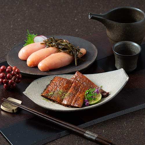 ＜京都伏見・魚三楼＞うなぎの蒲焼と明太セット