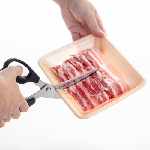 【日用雑貨】＜匠の技＞ステンレス製　引き切り型キッチンハサミ