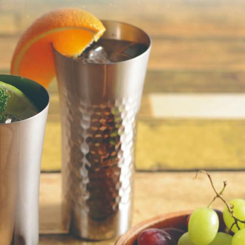 【日用雑貨】YU-EN プロofスティール タンブラー 2PCS つち目ミラー仕上げ