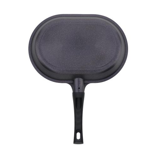 ＜ベストコ＞ヴォランテネオフィッシュ&グリルパン　IH　ガラス蓋付