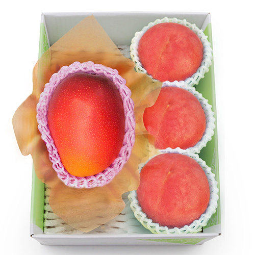 ＜宮崎・沖縄県産＞マンゴー＆＜山梨県・福島県産＞水蜜桃【受注締め切り日：2026/7/11】