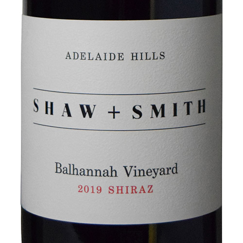 ＜ショウ・アンド・スミス＞バルハンナ・ヴィンヤード シラーズ【2019】（赤ワイン）