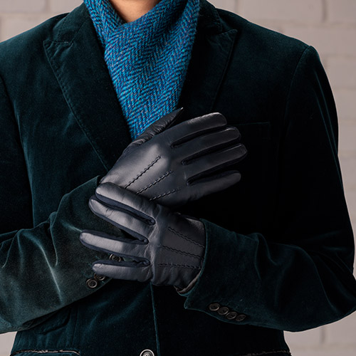 ＜ANA FINDS＞香川手袋 羊革メンズグローブ（タッチパネル対応）