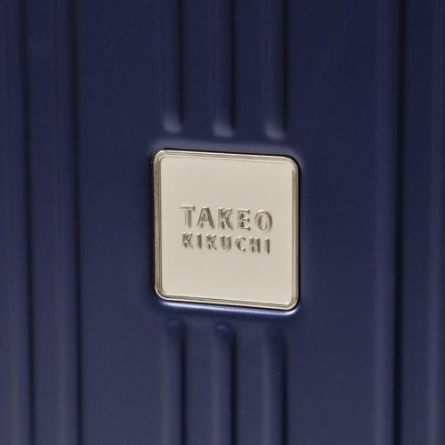 ＜TAKEO KIKUCHI＞ ワンプッシュロック機能 フレームハードキャリー ポリカーボネイト100％ アルミ製コーナーパット アルミフレーム 36L／ﾈｲﾋﾞｰ