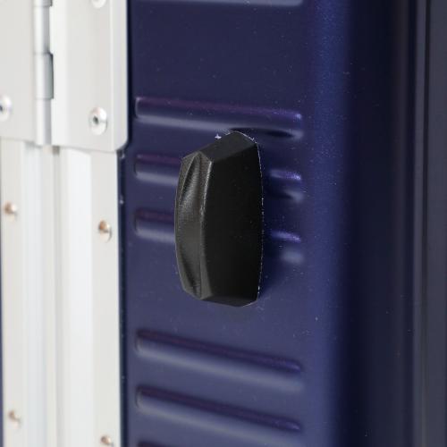 ＜TAKEO KIKUCHI＞ ワンプッシュロック機能 フレームハードキャリー ポリカーボネイト100％ アルミ製コーナーパット アルミフレーム 36L／ﾈｲﾋﾞｰ