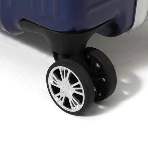 ＜TAKEO KIKUCHI＞ ワンプッシュロック機能 フレームハードキャリー ポリカーボネイト100％ アルミ製コーナーパット アルミフレーム 36L／ﾈｲﾋﾞｰ