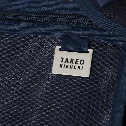 ＜TAKEO KIKUCHI＞ ワンプッシュロック機能 フレームハードキャリー ポリカーボネイト100％ アルミ製コーナーパット アルミフレーム 65L／ﾈｲﾋﾞｰ