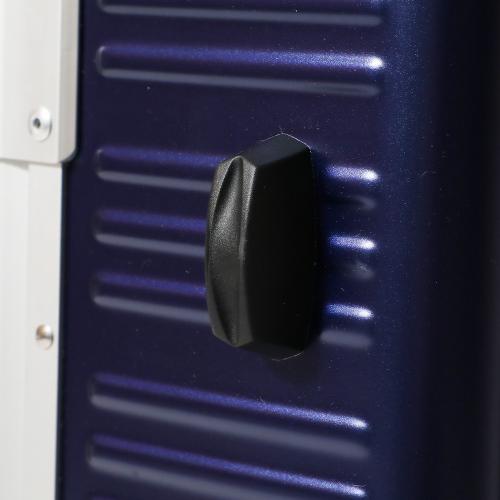 ＜TAKEO KIKUCHI＞ ワンプッシュロック機能 フレームハードキャリー ポリカーボネイト100％ アルミ製コーナーパット アルミフレーム 65L／ﾈｲﾋﾞｰ