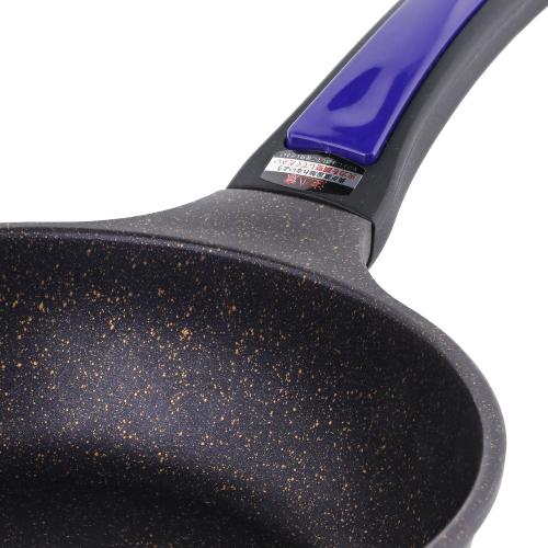 ＜ベストコ＞ヴォランテネオパープルダイヤモンドコートIHフライパン20cm