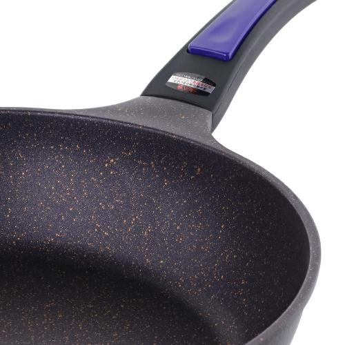 ＜ベストコ＞ヴォランテネオパープルダイヤモンドコートIHフライパン28cm