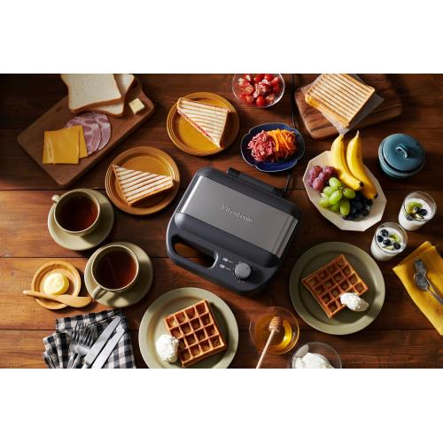 ＜ビタントニオ＞ワッフル＆ホットサンドベーカーVWH-600