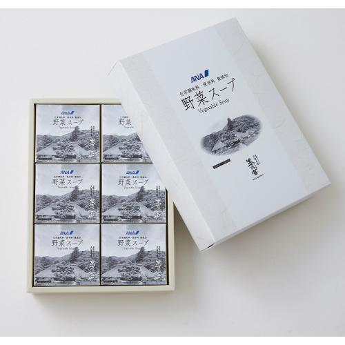 【ANA's Sky Kitchen】ANA × 久原本家 コラボレーション オリジナル「茅乃舎 野菜スープ」ギフトセット（10袋入り×6箱）
