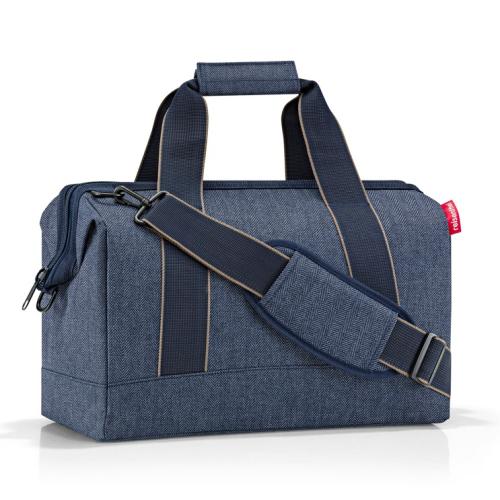 ＜Reisenthel＞オールランダーM ヘリンボーン ダークブルー