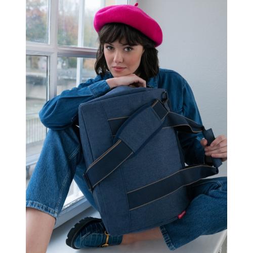 ＜Reisenthel＞オールランダーM ヘリンボーン ダークブルー