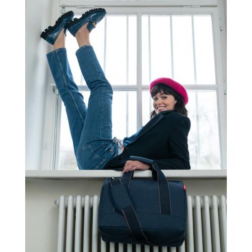 ＜Reisenthel＞オールランダーM ヘリンボーン ダークブルー